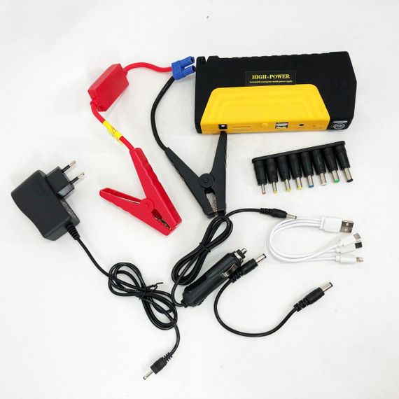 Зарядно-пусковое автомобильное устройство 50800 mAh, Пусковое устройство HI-845 с фонариком | Зображення 1