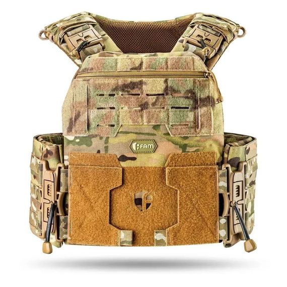 Комплект тактичного жилета М7 PRO GEN.2 15×30 та захисні пакети 2 рівня + 7 підсумків Мультикам | Зображення 8