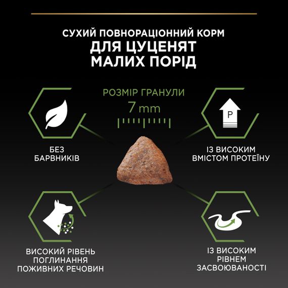 Сухой корм для щенков малых пород с курицей Purina Pro Plan Puppy Small & Mini Healthy Start 7 кг | Зображення 6