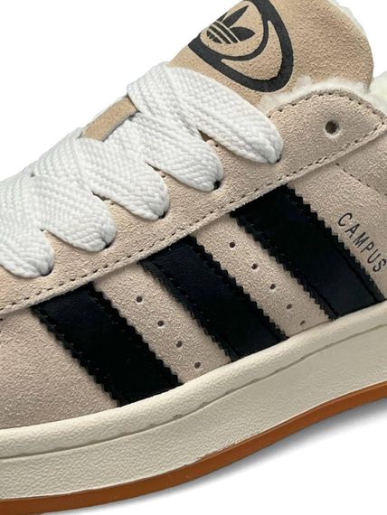 Женские кроссовки Campus Beige Black Fur 38 24 | Зображення 6