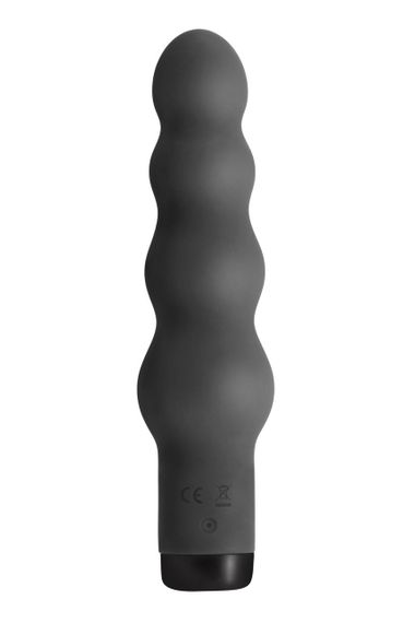 Вибратор S Pleasures Bullets Obsidian, черный, в виде ряда шариков, 10 режимов, диаметр 4,2 см sexstyle | Зображення 1