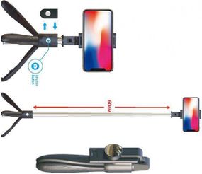 Bluetooth штатив монопод - трипод ASPOR - K-06 чорний