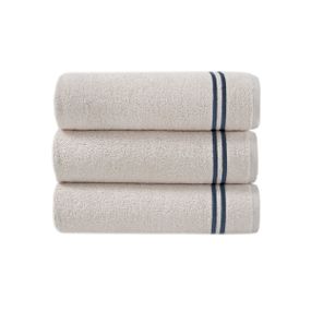 Рушник MieCasa 10749 Туреччина 50*90 см  Махра Бежевий із синім