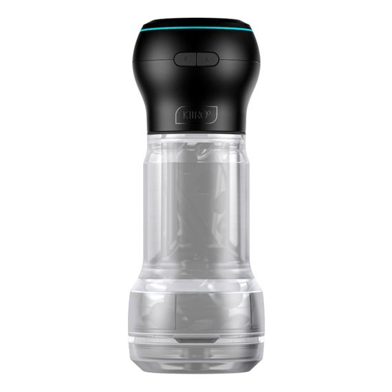 Мастурбатор Kiiroo Feel Pocket Crystal с всасывающей интерактивной насадкой PowerBlow Combo Set Sex Aura
