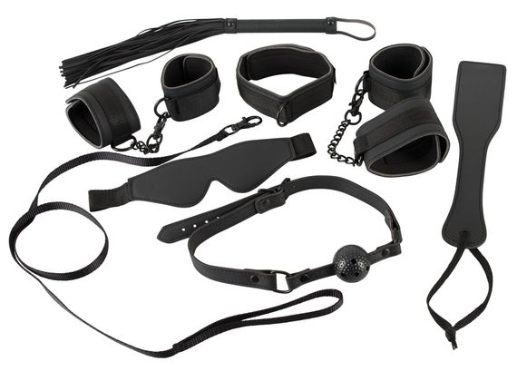 Набір БДСМ - 2492873 Bad Kitty Restraint Set Black (7 предметів) | Зображення 1