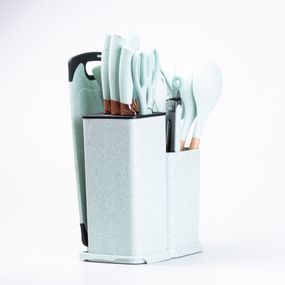 Набір кухонного приладдя TS Kitchen 19 предметів Бірюзовий (HP7TU_XX) - Дефектний