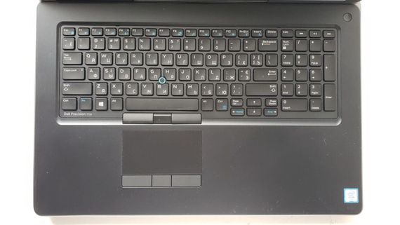 Мобільна робоча станція Dell Precision 7710 / 17.3" (3840x2160) IPS / Intel Xeon E3-1575M v5 (4 (8) ядра по 3.0 - 3.9 GHz) / 32 GB DDR4 / 256 GB SSD + 1000 GB HDD / nVidia Quadro M4000M, 4 GB GDDR5, 256-bit / WebCam б/в | Зображення 2