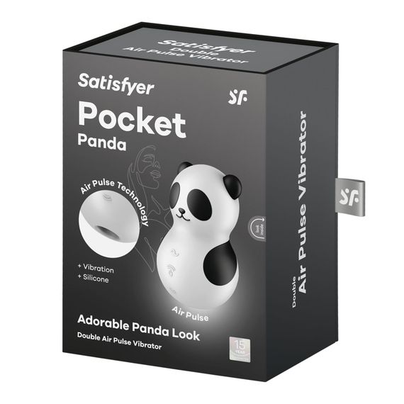 Вакуумний стимулятор з вібрацією Satisfyer Pocket Panda | Зображення 6