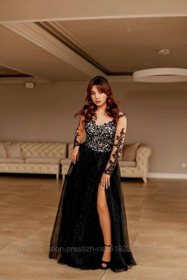 Чорна випускна сукня | Зображення 1