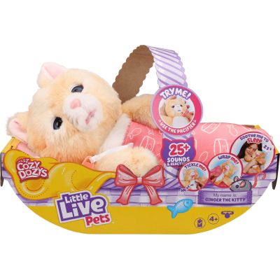 Интерактивная игрушка Moose Little Live Pets Котенок-обнимашка Джинджер (26492) | Зображення 1