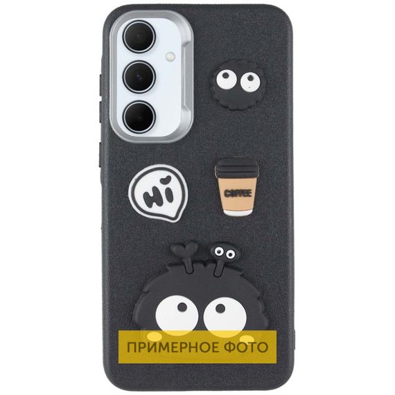 Чохол TPU Leather Toys для Xiaomi Redmi 13C / Poco C65 Monster / Black | Зображення 2