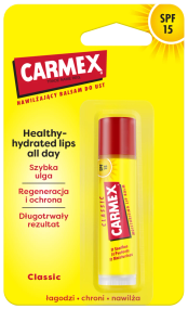 Зволожувальний бальзам для губ CARMEX, SPF 15 Classic