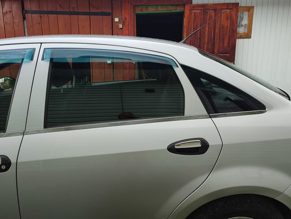 Накладки на ручки (4 шт, нерж) Carmos - Турецька сталь для Fiat Linea 2006-2018 рр | Зображення 5