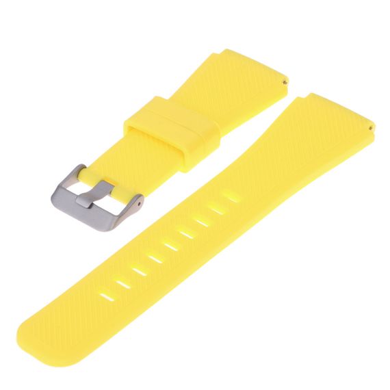Силіконовий ремінець Primo для годинника Samsung Gear S3 Classic SM-R770 / Frontier RM-760 - Yellow | Зображення 2