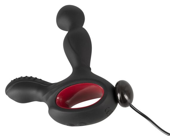 Вибростимулятор простаты с ротацией и подогревом You2Toys Silicone Prostate Plug, черный Sex Aura | Зображення 1
