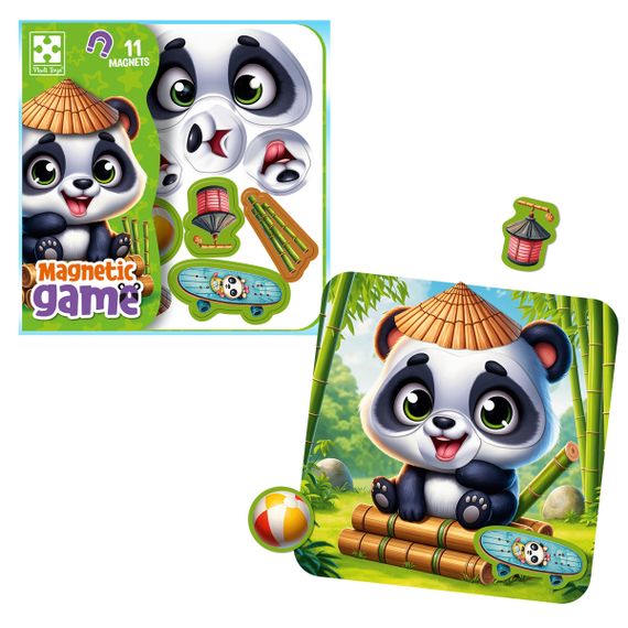 Розвиваюча магнітна гра "Емоції Пандочки" VT3220-06 Vladi Toys, в пакеті (4820234767601) | Зображення 2