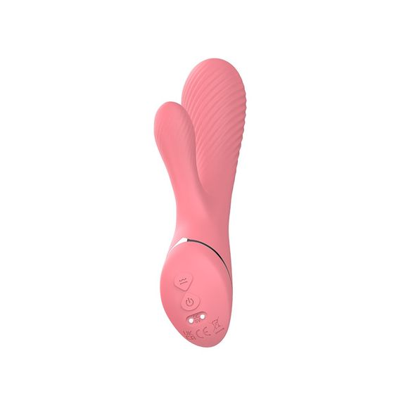 Вагінально-кліторальний вібратор кролик Chisa Lust Ripple Coney, рожевий Sex Aura | Зображення 3