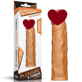 Насадка на пенис Add 2" Pleasure X Tender, Brown без вибрации sexstyle