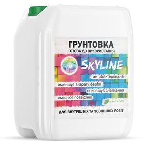 Грунтовка акриловая глубокопроникающая готовая к применению SkyLine 10 л