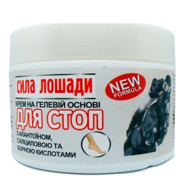Сила коня крем на гелевій основі для огрубілої та потрісканої шкіри стоп 300 мл