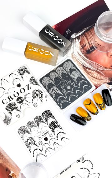 Пластина для стемпінгу Crooz 10 (6 х 6см) | Зображення 1