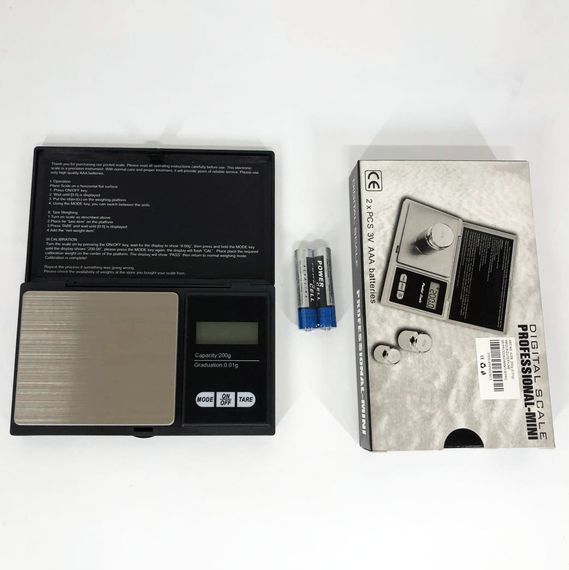 Весы ювелирные электронные 6256, 200г (0,01г), весы для взвешивания золота, точные электронные весы | Зображення 3