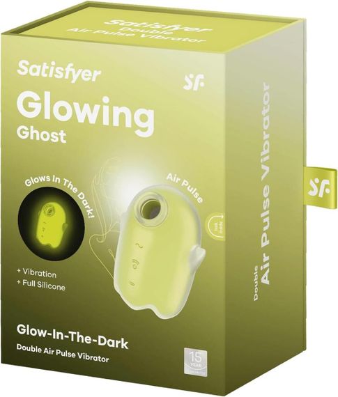 Вакуумний вібратор Satisfyer Glowing Ghost Yellow Sex Aura