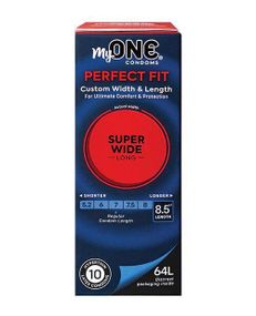 Презервативы MyONE Super Wide & Long 10 шт, картонная коробка Sex Aura