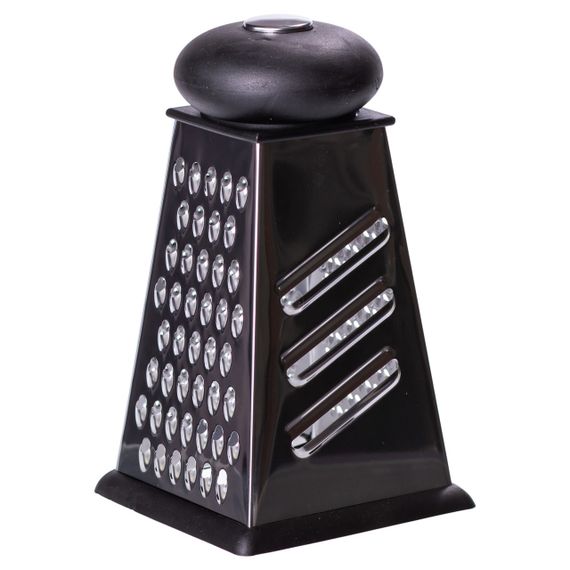 Терка ручная четырехсторонняя 12.5×12.5×21 (см) из нержавейки HP-8-10