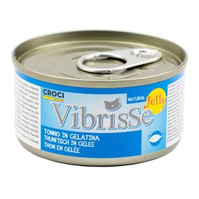 Консервы Vibrisse Jelly тунец в желе для взрослых кошек всех пород 70 г х 12 шт