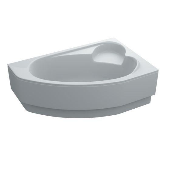 Ванна акриловая асимметричная LEONI 170х110 R + ноги + экран под ванну ( А0045134 )
