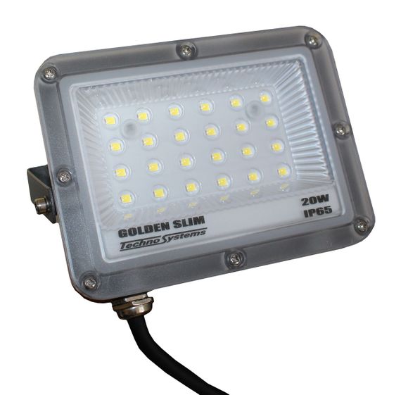 Прожектор LED 20W GOLDEN Slim 220V 2200Lm 6500K IP65 Ny95000991 | Зображення 2