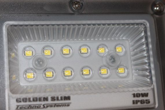 Прожектор LED 10W GOLDEN Slim 220V 1100Lm 6500K IP65 + ДР Ny95001152 | Зображення 6
