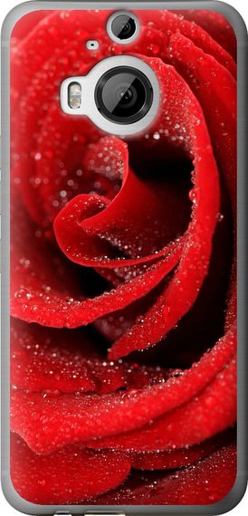 Чехол на HTC One M9 Plus Красная роза "529u-134-17620"
