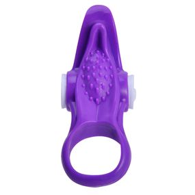 Ерекційні кільце з вібрацією  універсальний фіолетовий 23714