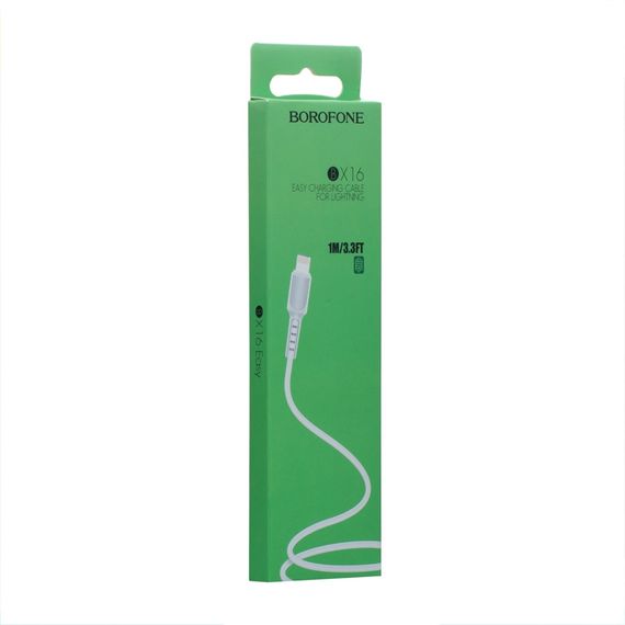 Кабель для зарядки телефона. USB Borofone BX16 Lightning | Зображення 3