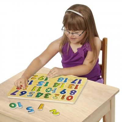 Розвиваюча іграшка Melissa&amp;Doug Звуковий пазл Цифри (MD339) | Зображення 2