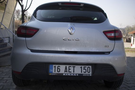 Накладка на задній бампер EuroCap (ABS) для Renault Clio IV 2012-2019 рр | Зображення 2