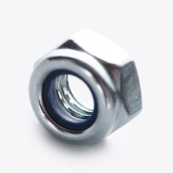 Контрайка М12 DIN 985 кл. пр. 6 ЦБ (пач 20 шт.) APRO 6P12-21 | Зображення 3