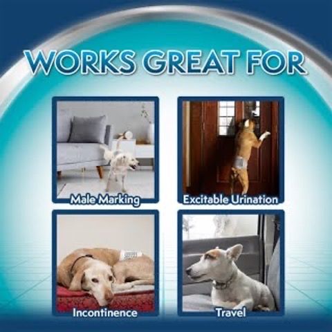 Одноразові підгузники для кобелів Simple Solution Disposable Male Wrap, розмір S | Зображення 1