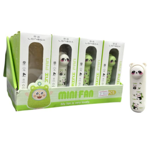 Детский мини-вентилятор настольный Mini Kids Fan LD-8324A | Портативный USB-вентилятор для детей с ушками