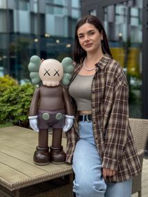 Статуетка Kaws Companion колекційна фігурка для інтер'єру 70 см коричневий kw013