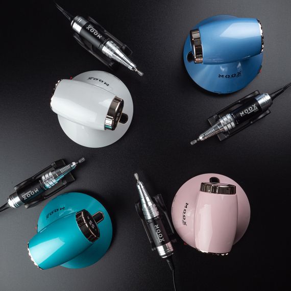 Синий фрезер Moox X804 55тис. об/мин, 80W для маникюра и педикюра | Зображення 5