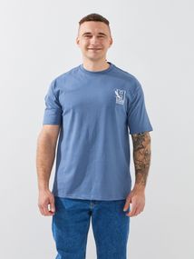 Футболка з принтом чоловіча GENUA G01222-0024 M Синій shop (2000999392047)