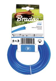 Волосінь для тримера Bradas TRIMMER "зірка" 3,0мм х 50м ZTG30050K