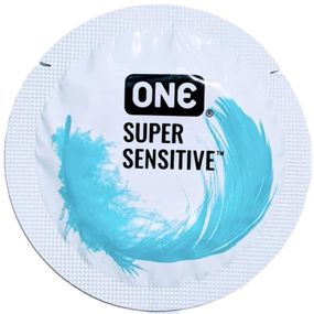 Набор ультратонких презервативов One Super Sensitive с дизайном в виде пера (цена за 5 шт.) Sex Aura