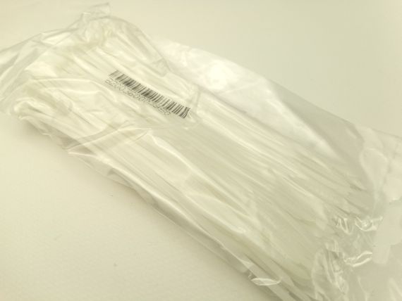 Хомут пластиковий APRO 150х3 (100 шт. в уп.) білий, 1 ПАКОВКА (CT-W3150) | Зображення 2