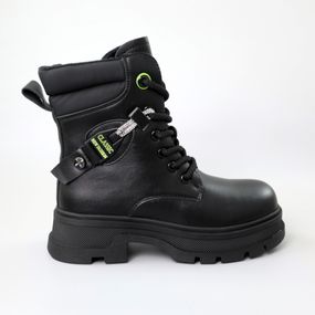 Черевики дитячі хутро 590704 Чорні 32 33 34 35 36 37