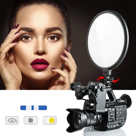 Кругла LED Лампа для Селфі Рівномірне освітлення XPRO M666 (234574746_949) | Зображення 2