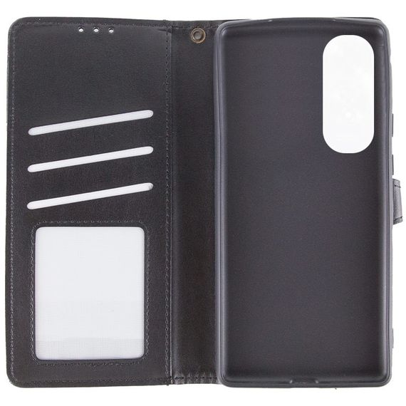 Шкіряний чохол-книжка GETMAN Gallant (PU) для Oppo A60 4G Чорний | Зображення 5